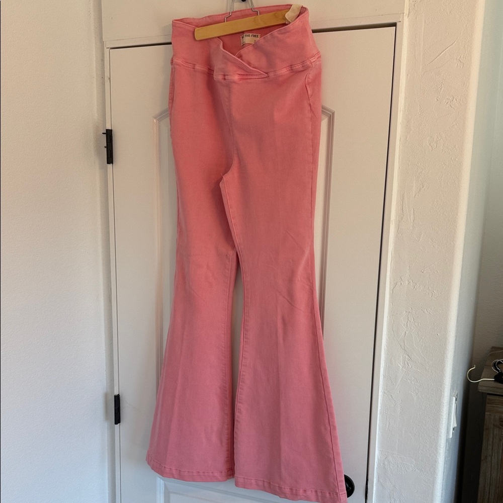 We The Free Pink Wide Leg Pants